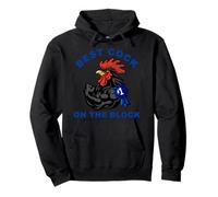 Best Cock On The Block Chicken Apparel Pullover Hoodie