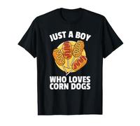 Best Corn Dog Design for Men Boys Kids Sausage Corndog Lover Value Graphic T-Shirt