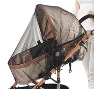 Best Cortie Cover - 2PCS Cradle Netting Set Airy Honeycomb Fabric for Outdoor Walks | Reusable Stroller Shield Park Use Mesh Design