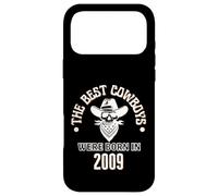 Best Cowboys Were Born In 2009 Western Birthday Boy Gift Case for iPhone 17 Pro Max