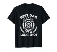 Best Dad By A Long Shot Archery Lover Archer Father’s Day T-Shirt