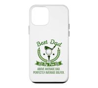 Best Dad by Par Above Average Dad Golfer Golf Green Hole One Case for iPhone 12 mini