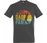 Best Dad by Par Golf T-Shirt - Funny Golf Tee for Enthusiastic Golfers, Dads, Men's, 8 Colour Options by Print Shirts (UK, Alpha, M, Regular, Regular, Standard, Grey)