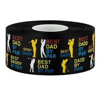 Best Dad By Par Golf Themed Ribbon 22mm x 2m Gift Wrap & Cake Decoration