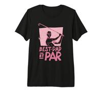Best Dad by Par - Present for Golfers - Funny Father's Day Premium T-Shirt