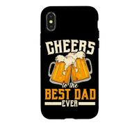 Best Dad Ever Beer Drinker Alcoholic Daddy Fathers Day Case for iPhone X/XS