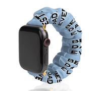 Best Dad Ever Elastic Scrunchie Watch Bands Bracelet Strap Compatible with IWatch Series 6 5 4 3 2 1 Golden-style 38mm/40mm