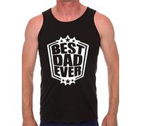 Best Dad Ever Father's Day Vest Tank Gym Top XX-Large Black
