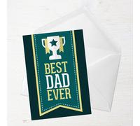 Best Dad Ever Greetings Card - Large Card