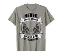 Best Dad Ever Guitar Player Guitarist Musician Fathers Day T-Shirt