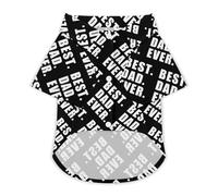 BEST DAD EVER Hawaii Shirt Print Dog Clothes T-Shirt Beach for Puppy Cat XS