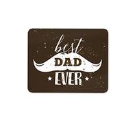 Best Dad Ever Mouse Mat Pad - Daddy Father's Day Father Fun Gift Computer #8687