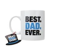 Best Dad Ever Mug Glass Fathers Day Gift Birthday Christmas Coffee Tea Drinking Glass Mug