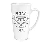 Best Dad Ever No.1 17oz Large Latte Mug Cup