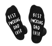 Best Dad Ever Socks for Men from Daughter Son - Funny Novelty Happy Fathers Day Birthday Gifts for Daddy Step Dad - Fun Silly Funky Personalised Valentines Socks Gift Ideas Christmas Stocking Fillers
