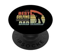 Best Dad Golf Golfer Daddy Papa Pops Father PopSockets PopGrip: Swappable Grip for Phones & Tablets