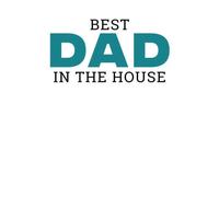 Best Dad In The House Sweatshirt - White - M - White