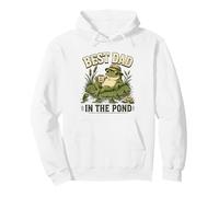 Best Dad In The Pond Frog Dad Fathers Day Pullover Hoodie