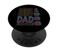 Best dad in the world Dad since 1966 Father's day PopSockets Adhesive PopGrip