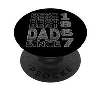 Best dad in the world Dad since 1967 Father's day PopSockets Adhesive PopGrip