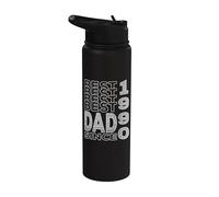 Best dad in the World Dad Since 1990 Father's Day Stainless Steel Insulated Water Bottle
