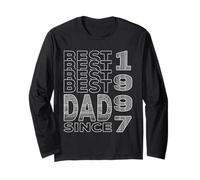 Best dad in the World Dad Since 1997 Father's Day Long Sleeve T-Shirt