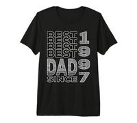 Best dad in the World Dad Since 1997 Father's Day Premium T-Shirt