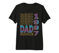 Best dad in the World Dad Since 1997 Father's Day Premium T-Shirt