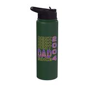 Best dad in the World Dad Since 2004 Father's Day Stainless Steel Insulated Water Bottle