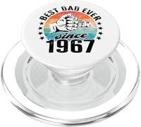 Best dad in the world - no joke - dad since 1967 PopSockets PopGrip for MagSafe