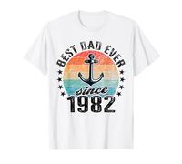 Best dad in the World - no Joke - dad Since 1982 T-Shirt