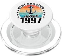Best dad in the world - no joke - dad since 1997 PopSockets PopGrip for MagSafe