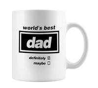 Best Dad Mug - Music Lover Mug - Coffee Cup -Secret Santa Gift - Definitely Maybe- Gift for him - Oasis Fan - Funny Mug