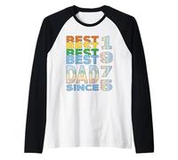 Best Dad Since 1975 Father's Day Raglan Baseball Tee