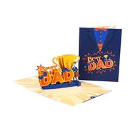 Best Dad Trophy Pop Up Father's Day Card