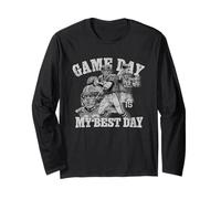 Best Day On The Field Football Fever Game Day Legends Long Sleeve T-Shirt