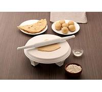 Best Deals White Marble Finish CHAKLA/Rolling Board/ROTI Maker and Belan (made of Plastic with Marble kind Finish)