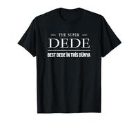 Best Dede in This Dunya - The Super Dede (Grandpa) Design T-Shirt