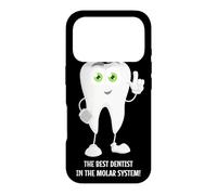 Best Dentist In The Molar System Funny Tooth Pun Joke Quote Case for iPhone 17 Pro