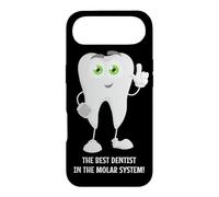 Best Dentist In The Molar System Funny Tooth Pun Joke Quote Case for iPhone Air