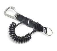 Best divers Extendable Clip Color Strong Black Spiral ø30x6 mm, Unisex Adult, Black,