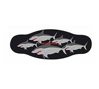 Best divers IN/SHRK, Neoprene Mask Strap, Double Sheet, Shark