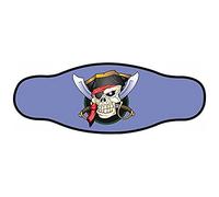 Best divers Neoprene Mask Strap, Double Sheet, 3 Pirates