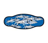 Best divers Neoprene Mask Strap, Double Sheet, Barracuda