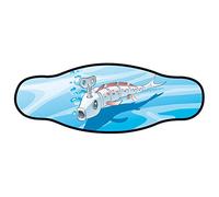 Best divers Neoprene Mask Strap, Double Sheet, Fish Toy