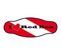 Best divers Neoprene Mask Strap, Double Sheet, Red Sea