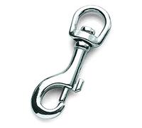 Best divers Stainless Steel Carabiner 64 mm, Unisex Adult, Grey