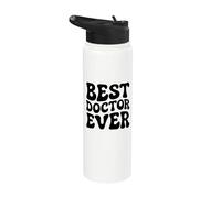 Best Doctor Ever Retro Gift Stainless Steel Insulated Water Bottle