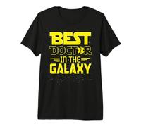 Best Doctor in The Galaxy Sci-Fi Medical Design Premium T-Shirt