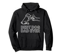 Best Dog Dad Ever Puppy Fathers Day Dog Lover Pullover Hoodie